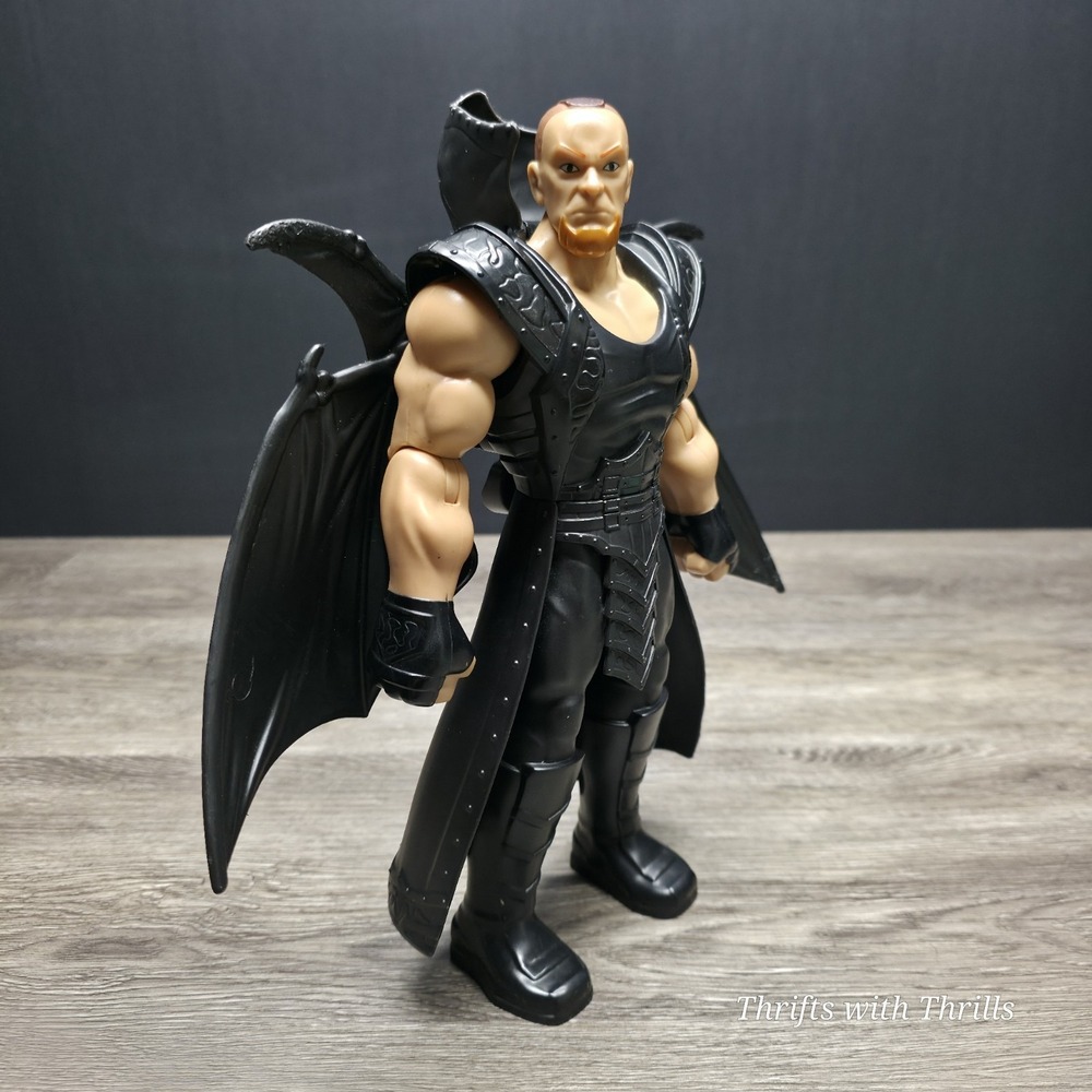 2014 Mattel WWE The Undertaker with Pop Up Black‎ Wings 12" Action Figure